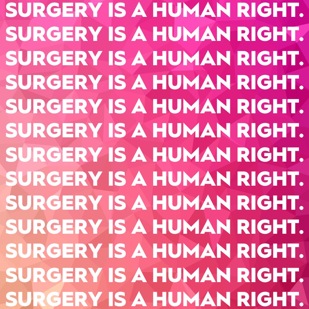 We'll just leave this here. ✊

#GlobalSurgery #Surgery4All #MedTwitter #GlobalHealth #SoMe4Surg #SoMe4PedSurg #HealthForAll