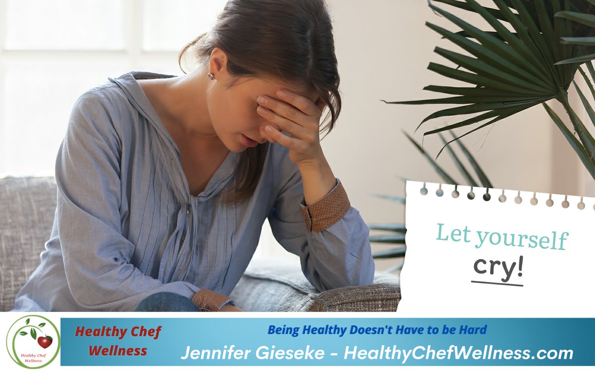 HealthyChefWell's tweet photo. So grab a box of tissues and tuck yourself somewhere comfortable to let your feelings free—it’s a normal human stress response, there’s no shame in it. https://t.co/pppNnRYZx0