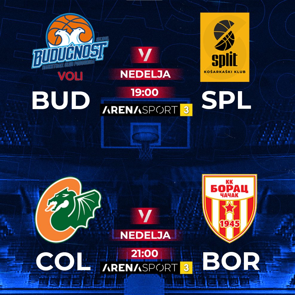 Arena Sport TV on Twitter "🏀 🏀 Dupli program ABA_League na Areni