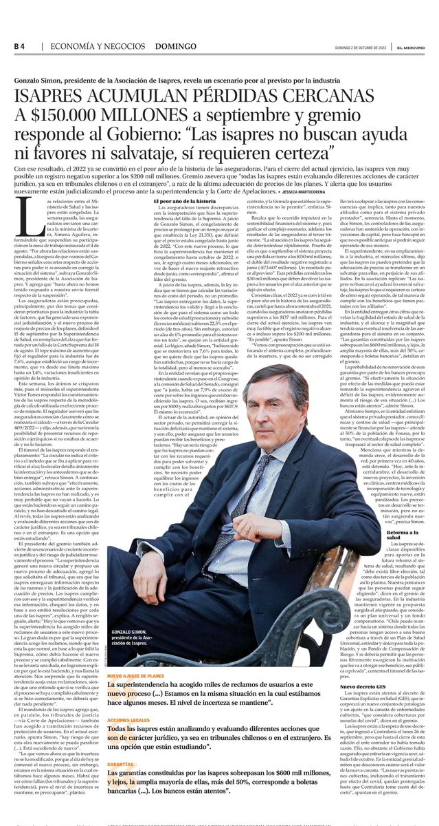 Isapres de Chile tweet media