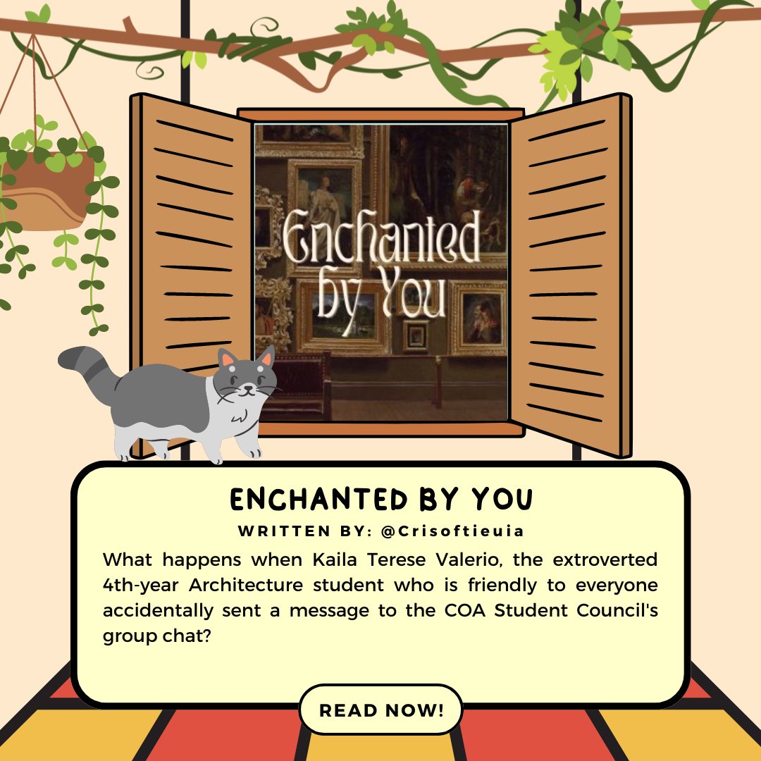 writersphorg's tweet photo. Finding a PURRfect fit for you? Here's #WPHFeatureYou bringing you a romance epistolary, Enchanted by You made by Crisoftieuia (@crisoftieuiawp)!
Happy Reading!
https://t.co/9HvEniBS60 https://t.co/JC0wiIEv3Z