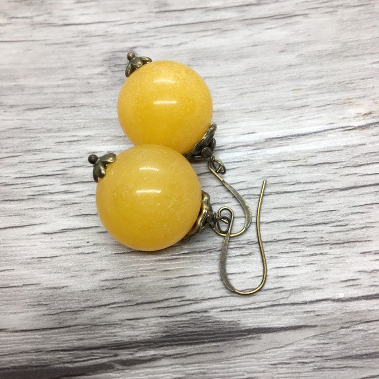 rofmanp's tweet photo. Excited to share the latest addition to my #etsy shop: Yellow Jade big Earrings , Jade and Bronze Boho Dangles,Large Bold Gemstone Earrings , Yellow Jewelry https://t.co/Dc4yI7nEdE https://t.co/JDRqcUad9a