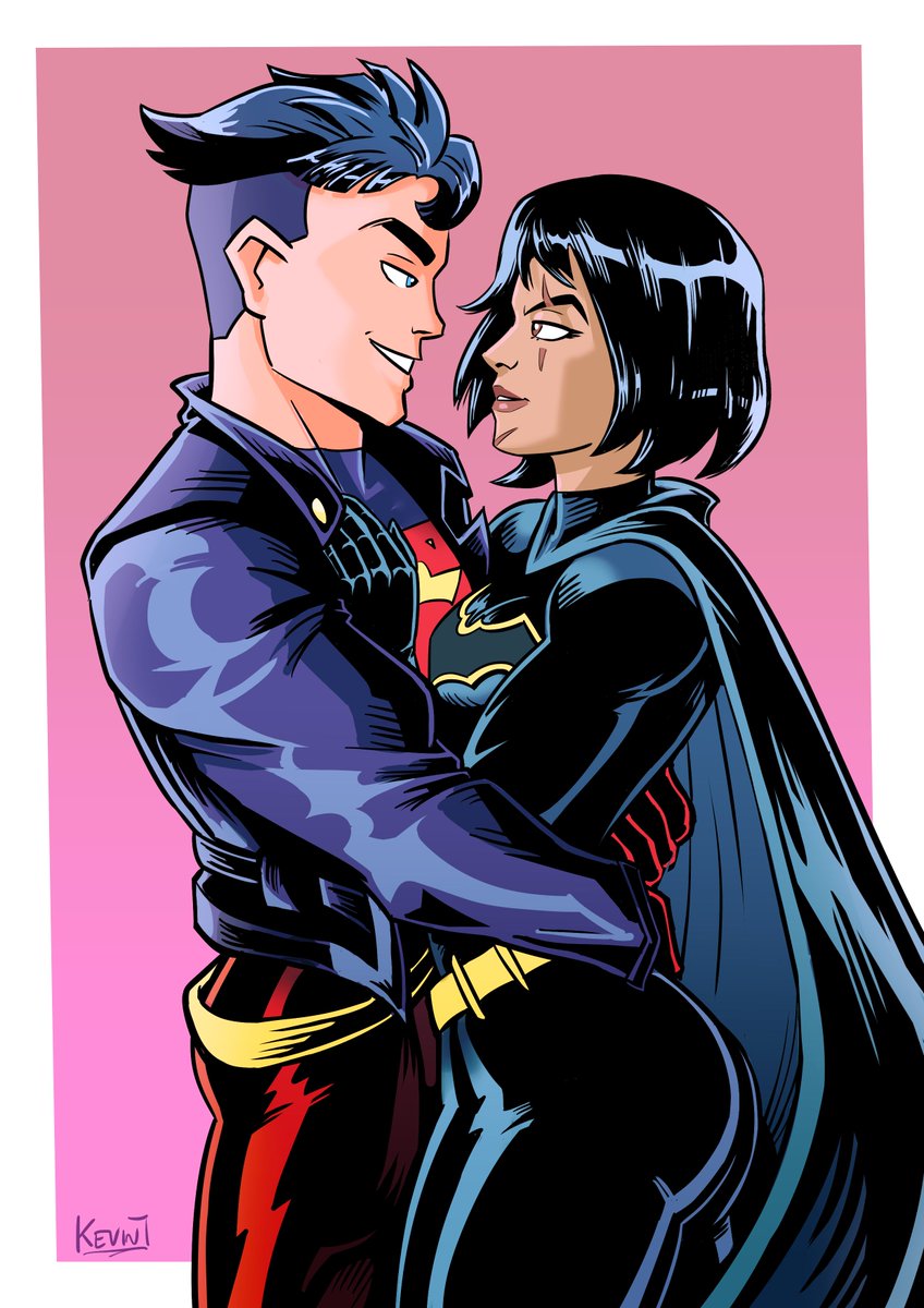 Kon-El X Casandra huging 
commission courtesy of  TOCA

 #DC #dccomics #art #batgirl #superboy #cassandracain #konel #cassandrawayne #connerkent #casskon #koncass #commission