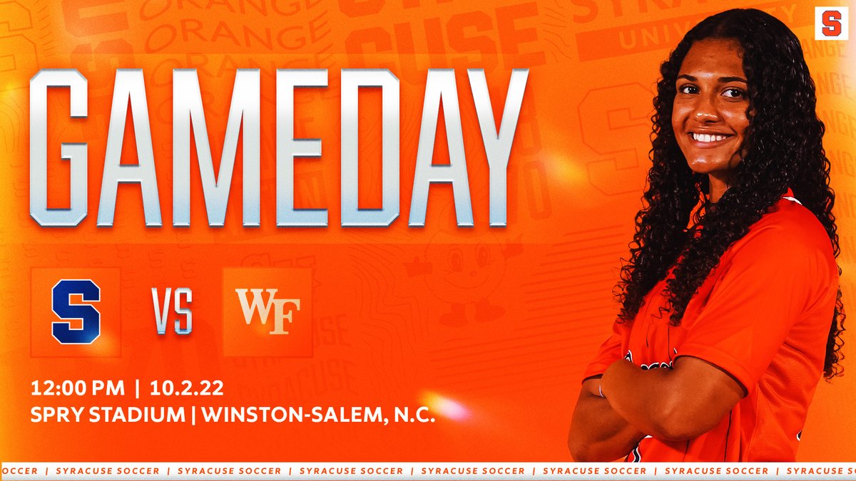 If you can't make it to our game at Wake Forest today, you can catch all the action on the ACC Network! ⚽️🍊