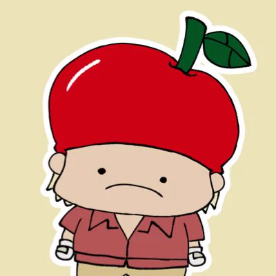 #新しいプロフィール画像リンゴジュースにしました 