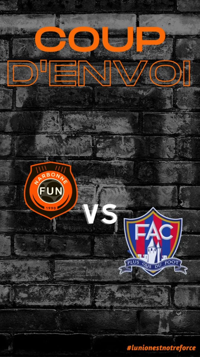 FUNarbonne's tweet photo. C parti entre #FUNFAC 0-0 😉
#LUnionEstNotreForce 🟠⚫️💪 #Narbonne #Aude #R1 #Régionale1 #Occitanie #football #TeamFUN https://t.co/Hu8eu1UlhA