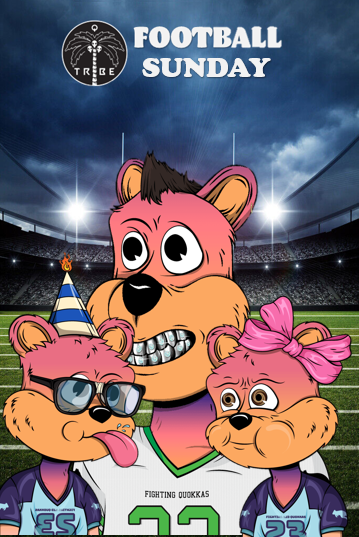 TribeQuokka's tweet photo. These two #Quokkakids are ready to watch Sunday-night Football with their dad. #TribeQuokka, which game are you watching today? Want to get your own Football Quokka or Quokka Kid? Visit us at https://t.co/Qz5rPO9SA2 for more information!

#NFTs #NFL #Football https://t.co/EazwBl7Oy4