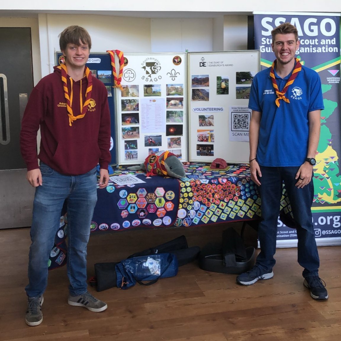 Thanks to all of you that came to our Freshers' Fair stall! If you want to be notified about our future events, make sure to register your interest at southampton.ssago.org/club/interest today! 🎉