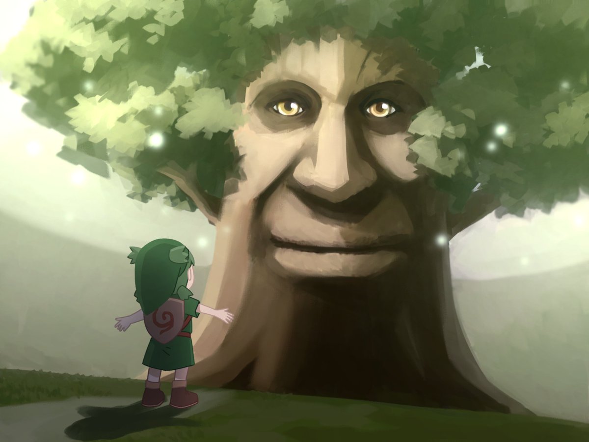 labuyoi's tweet image. Yotsuba &amp;amp; Mystical Tree
#yotsubato #よつばと