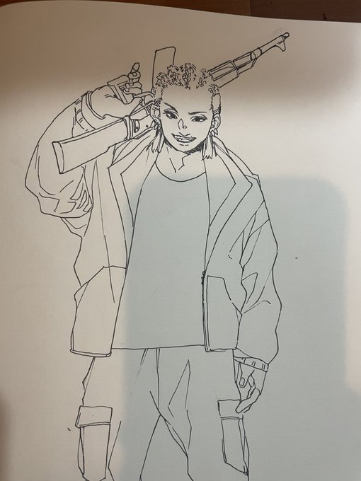 やっぱ鮮度が命かもしれんと思って描いてた 