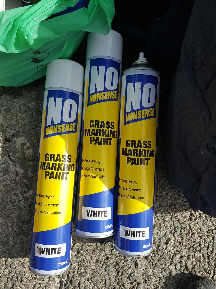 Yet again @HawkleyAthletic had to line their own pitch today because @WiganCouncil failed to line it. £800 a season and we're having to buy our own line paint to get a game on. Embarrassing. Cheers @ADPEnviro and @TitanPrizes for helping with the costs. 👏