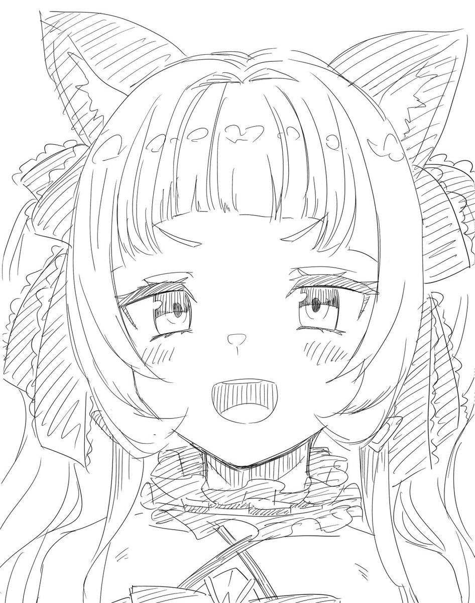 顔を可愛く描けるようになりたいから練習するぞ! 87 