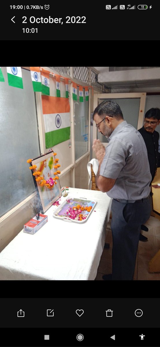 153वी गांधी जयंती के अवसर पर निदेशालय दिव्यांगजन सशक्तीकरण विभाग, उत्तर प्रदेश मे निदेशक महोदय की उपस्थिति में कार्यक्रम आयोजित किया गया।