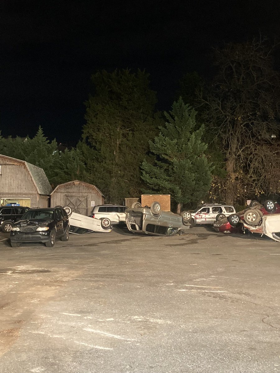 RescueWeekend's tweet photo. The Rescue Yard @bccrs on the Saturday night between training days at the last Rescue Weekend…the eye of the storm. #heavyrescue #rescuesquad #firefighter #rescueweekend #rescue1 #rescue3 #bccrs #rvfd #mcfrs https://t.co/qNhB9uoGEy