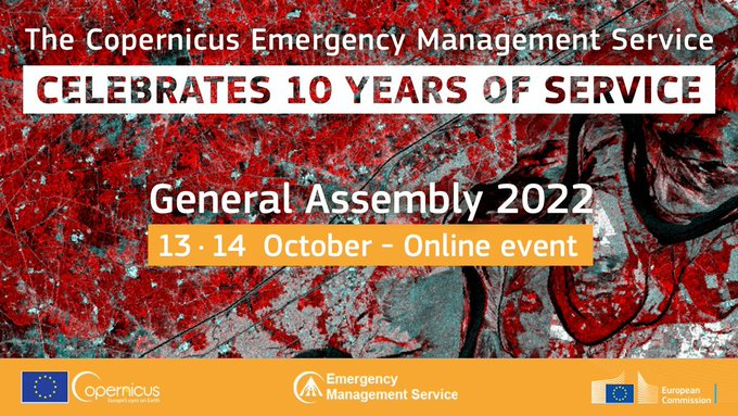 🔴Today is your last chance to register for our #CEMS General Assembly

➡️If you are interested in emergency response &amp; disaster risk reduction, do not miss this unique opportunity to learn about CEMS components &amp; their potential evolutions

Register at👇
e.copernicus.eu/CEMSAssembly20…