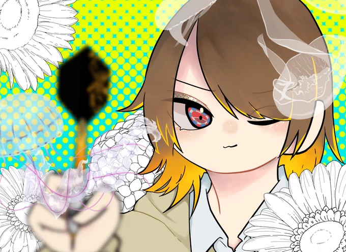 ダーツのカードに貼るイラストを描いた可愛くね?死ぬが?? 