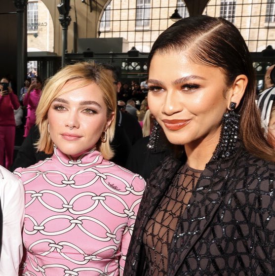 bestofpugh's tweet image. FLORENCE PUGH AND ZENDAYA