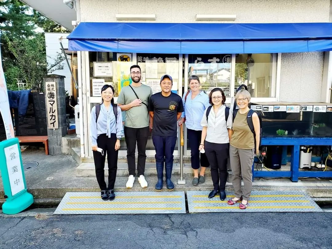 TBTI_Japan's tweet photo. What a great time we had in #Mochimune with colleagues from the David and Lucile #PackardFoundation! Thanks very much for supporting our #GenderEquity in #Fisheries Learning Pilot! A huge thank-you also goes to Mochimune #fisheriescoop and #Marukai! Arigato! https://t.co/Fj6sNy12JJ