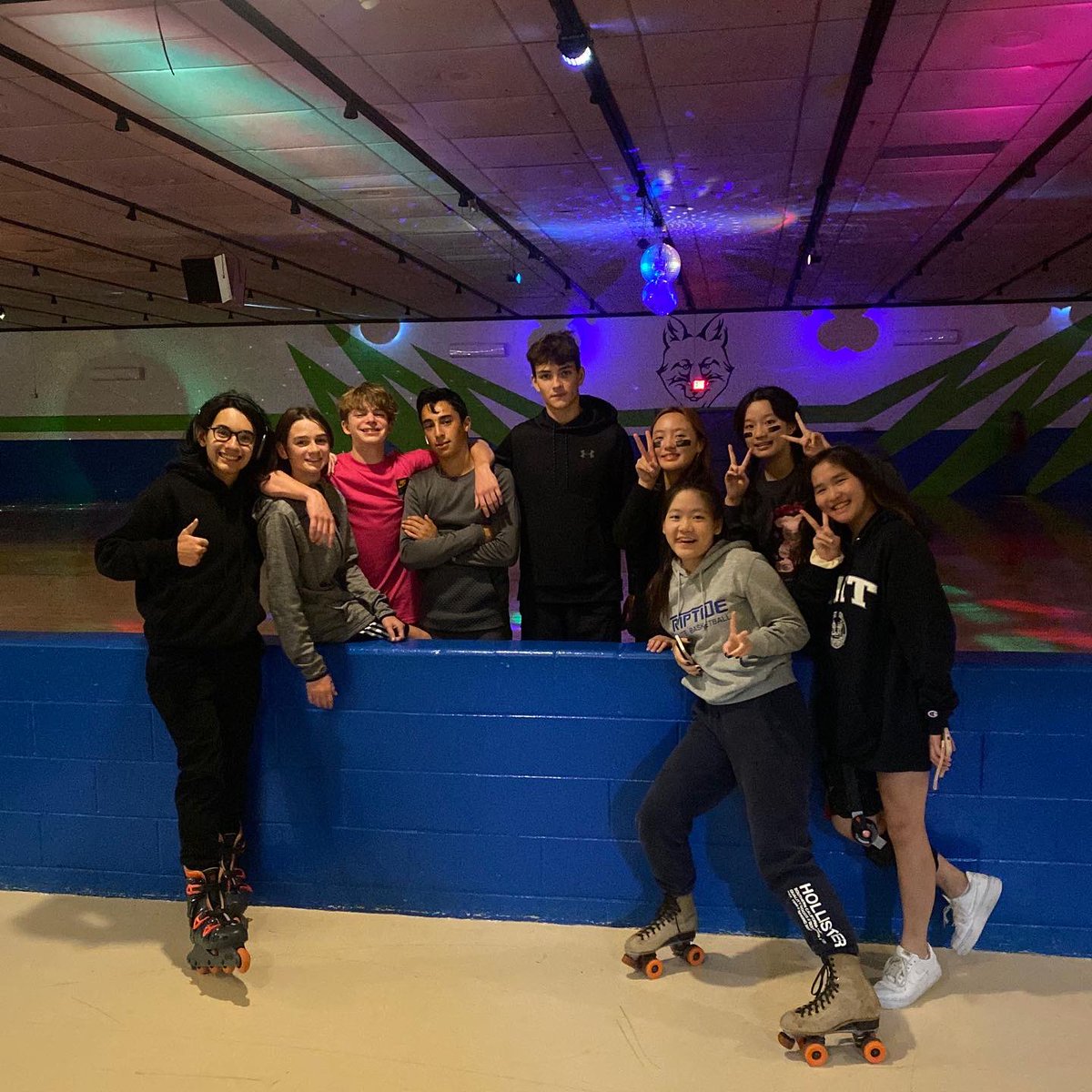 TPS_ResLife's tweet photo. @tps_news Roller skating fun on a rainy Saturday night! #TPSResLife https://t.co/ug6Ce5i0gQ