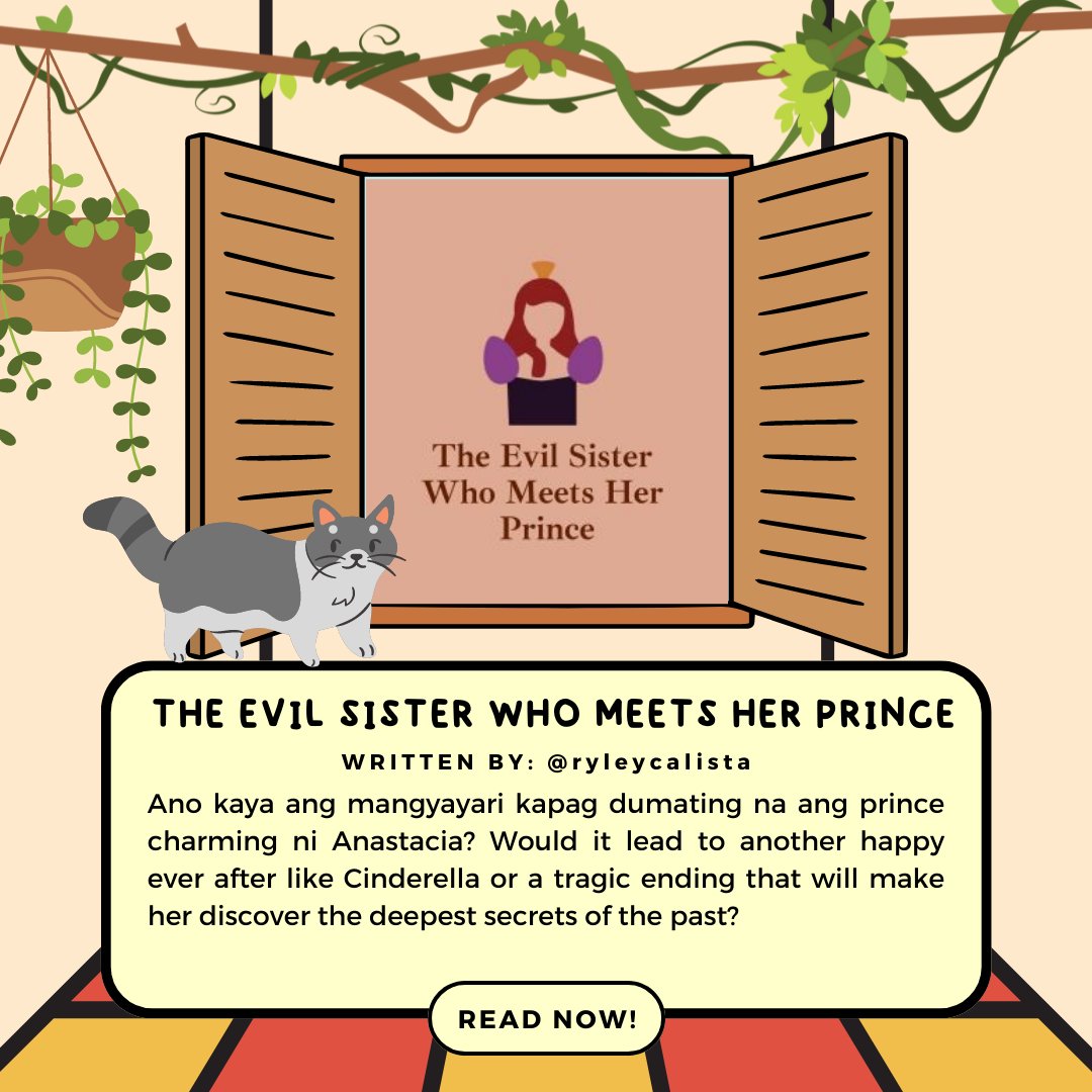 writersphorg's tweet photo. Finding a PURRfect fit for you? Here's #WPHFeatureYou with a villainess smirk, The Evil Sister Who Meets Her Prince by ryleycalista (@ryleycalista)!
Happy Reading!
https://t.co/wdciPu4GcO https://t.co/MOwZznMdPw