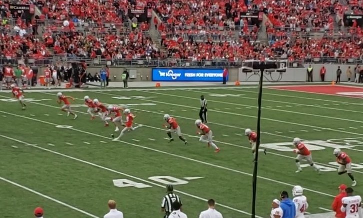 JohnReedy8's tweet photo. Kicker kudos ... all phases pretty darn good https://t.co/pEBkpejmLw