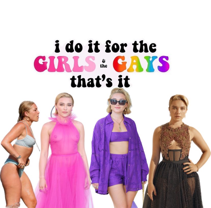charliyuri's tweet photo. florence pugh’s single era https://t.co/hFhseRMY3R