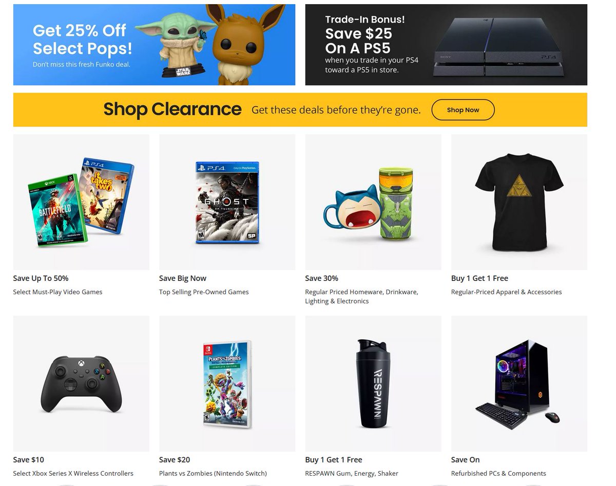 Weekly GameStop Deals. https//t.co/ZI1Y1tcR2c Cheap Ass Gamer