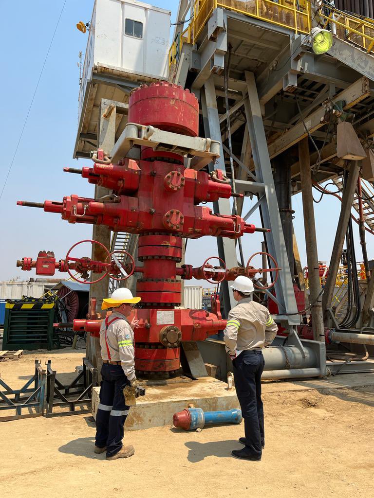 $IVZ $IVCTF Great to have a brief tour of Rig 202 yesterday out at the Mukuyu-1 well site and witness the hard work and dedication of everyone involved to get us here come to fruition. #drillingahead