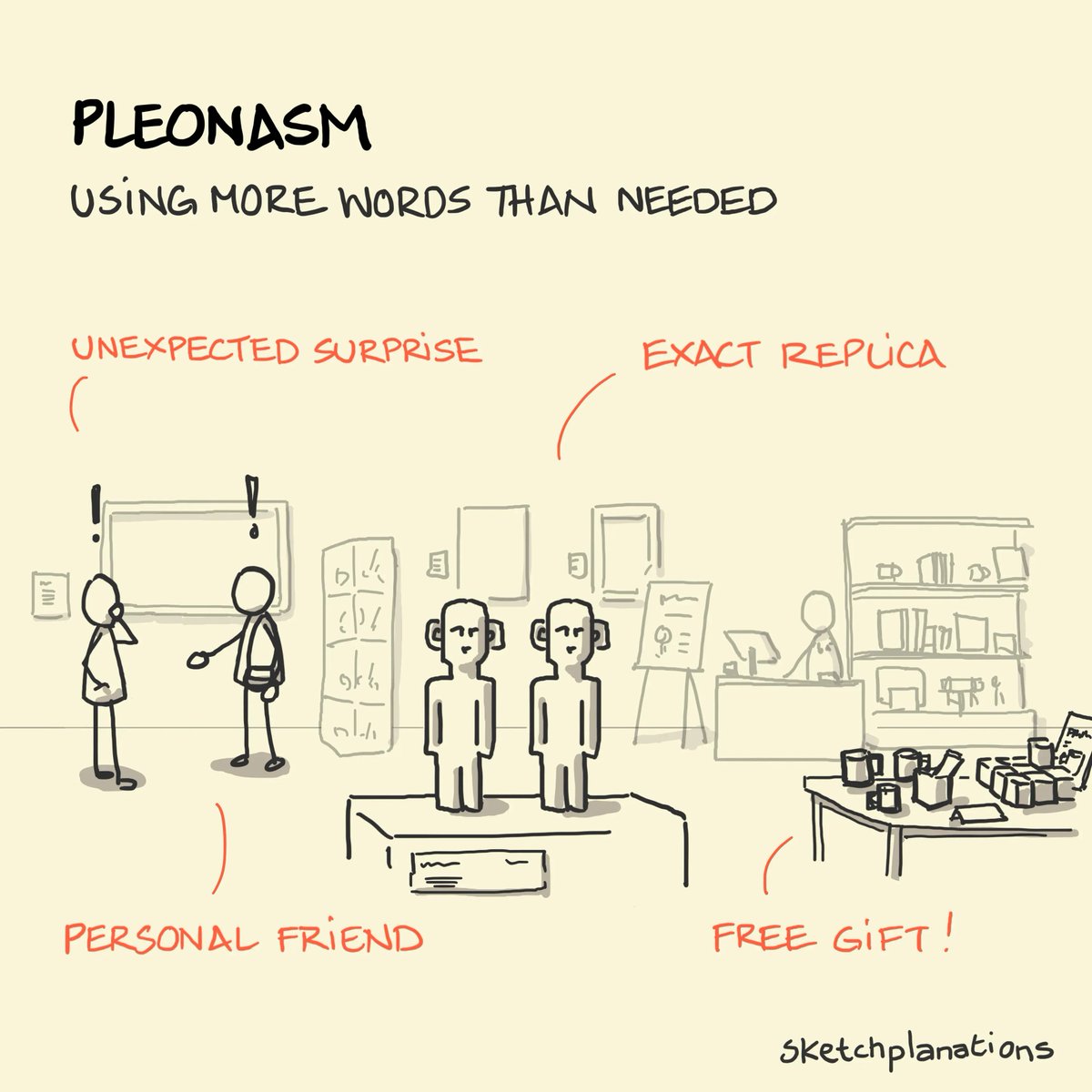 sketchplanator's tweet photo. Pleonasms
Not to over-exaggerate but I think they're absolutely perfect. And to warn you in advance, as an extra bonus, my past experience is that they're everywhere. Honest truth! https://t.co/Uc00R7oBuK