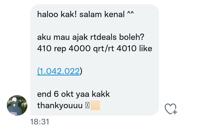 TeumeNabung's tweet photo. Teume, kita dapat deals dari @cutieshyunhijae | Rp 1.042.022

— 410 Rep
— 4000 Qrt/Rt
— 4010 Likes

📌 End 6 Oktober 2022

Share ke teume lainnya yaa!💕 https://t.co/PfTR1lEIVU