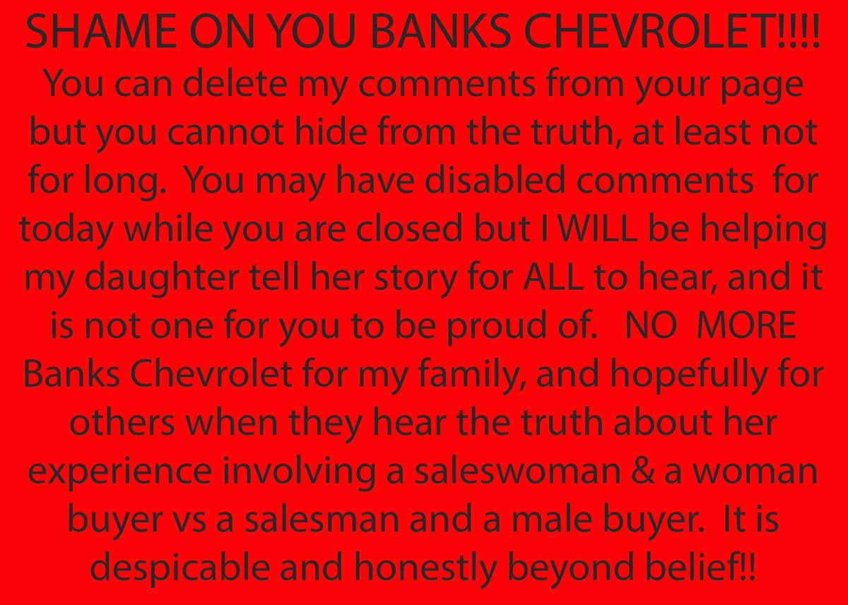 dakemabesemer's tweet photo. #bankschevrolet https://t.co/hRlUiDgRqs