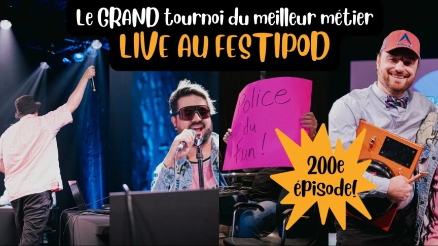 Le 200e épisode est disponible! 
Enregistré devant public au <a href="/FestiPod/">FestiPod</a>

youtu.be/C85nbwH1QBE