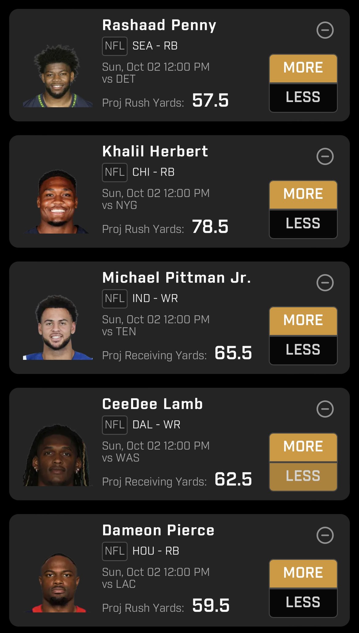 ThisisthewayDFS on Twitter "Week 4 NFL Fanduel lineups and my favorite