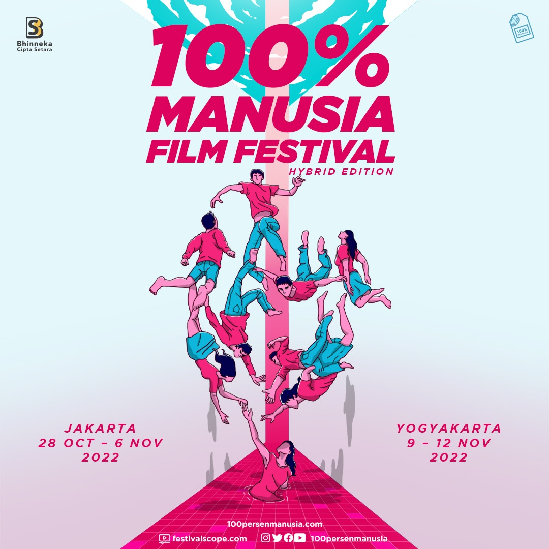 BCS_Bhinneka's tweet photo. 100% Manusia Film Festival HYBRID EDITION: 28 OCT - 12 NOV 2022 !! ๐ฌ๐คฉ
Are you ready to be a change maker??? ๐ช๐ฝ๐ช๐ฝ๐ช๐ฝ
Setelah berjalan online selama dua tahun terakhir, #100PMFF edisi ke-enam hadir lagi secara hybrid! https://t.co/hIQB3ZsPZo