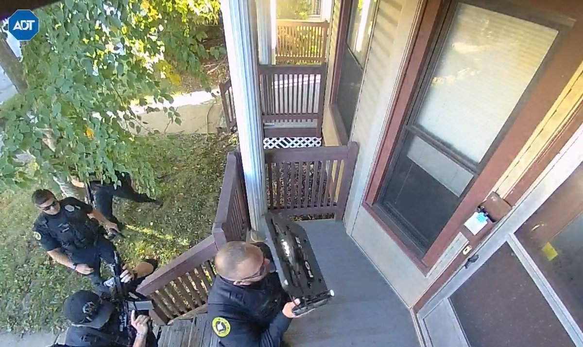 Patrick S. Tomlinson (@stealthygeek) on Twitter photo Yesterday, in broad daylight, our home was SWATTed by the <a href="/MilwaukeePolice/">Milwaukee Police</a> for the 6TH TIME!
And unlike the 5th time which was JUST LAST WEEK, the responding officers had completely forgotten every goddamned thing and came storming with ballistic shields and assault rifles. 1/ Yesterday, in broad daylight, our home was SWATTed by the <a href="/MilwaukeePolice/">Milwaukee Police</a> for the 6TH TIME!
And unlike the 5th time which was JUST LAST WEEK, the responding officers had completely forgotten every goddamned thing and came storming with ballistic shields and assault rifles. 1/