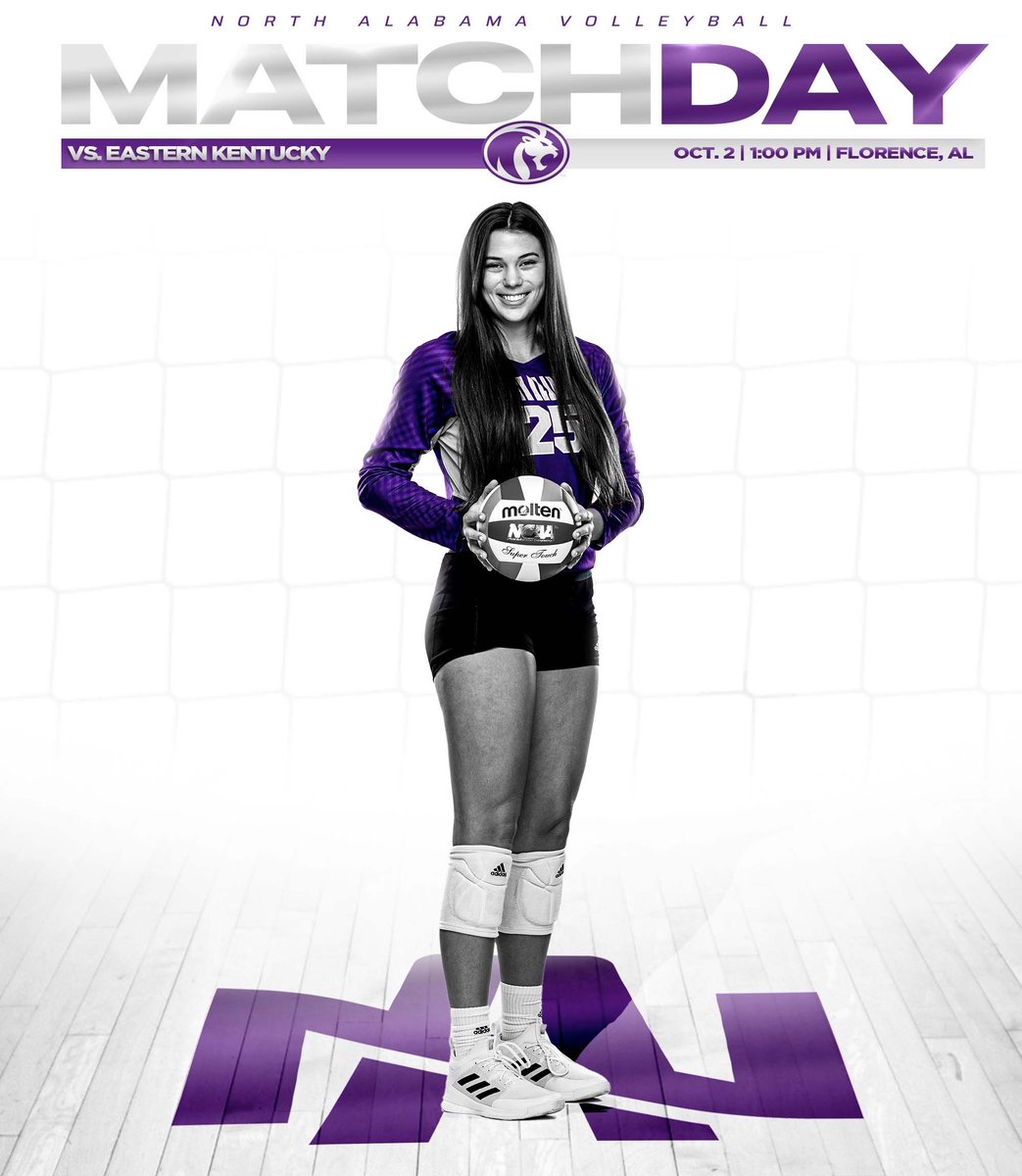 UNAAthletics's tweet photo. It’s Match Day for the Lions‼️

🆚Eastern Kentucky
📍Flowers Hall
⏰1:00pm
📊 https://t.co/BX4ZQ2fo8o
📺ESPN+

#RoarLions https://t.co/r4CJUSR0YL