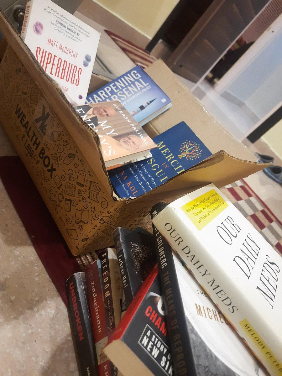 Writer_Rishabh's tweet photo. Unboxing happiness!
My winter readings are ready. Global politics, health and social justice are my key picks for this season.
Thank you @LoversKitab. #LoadTheBox https://t.co/PqyHJPACgc