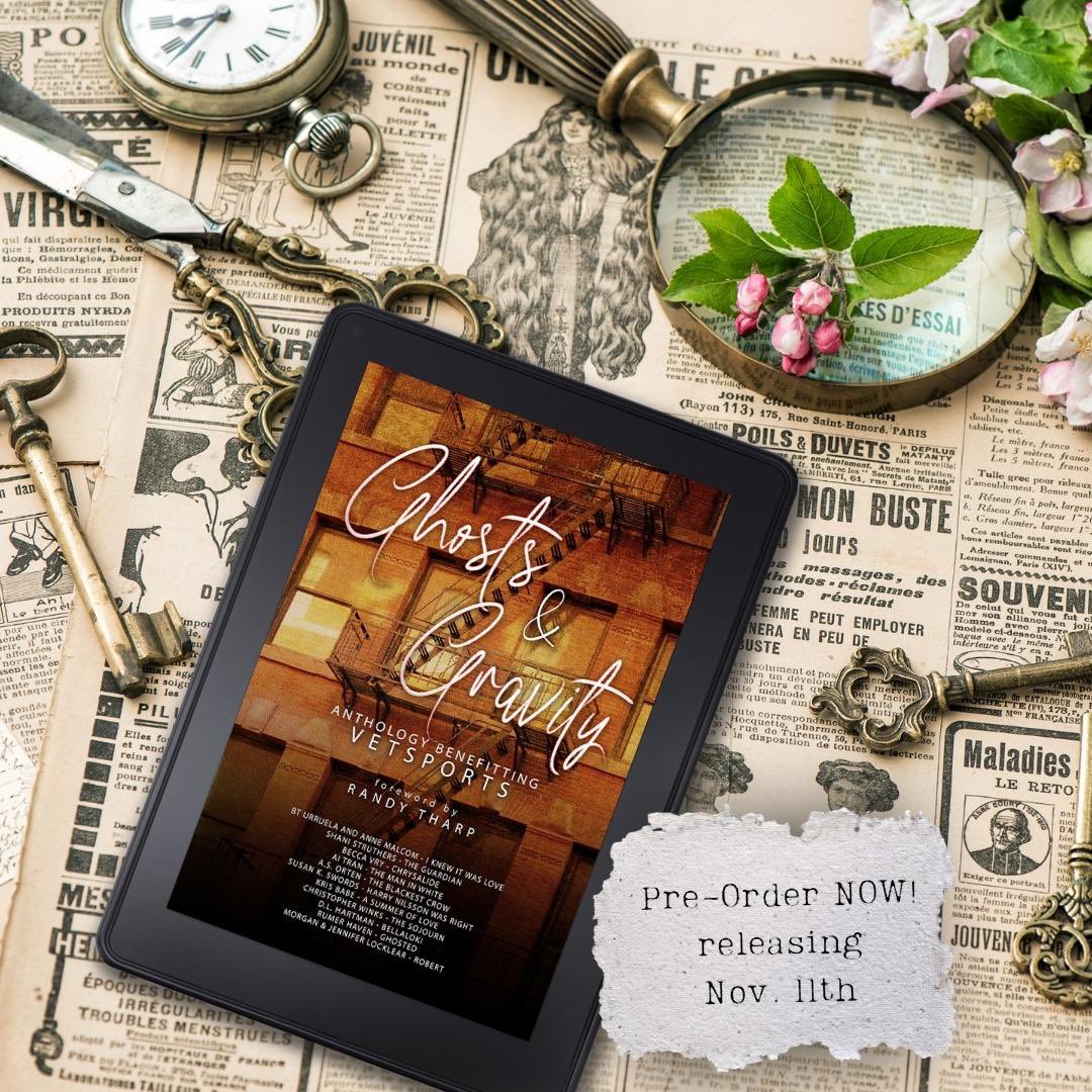 KarenKomarinski's tweet photo. Ghosts &amp; Gravity Anthology 
Reserve your copy today! 
Releasing Nov 11,2022
PreOrder Links:
Amazon US: https://t.co/baqdntrLgb
Amazon UK: https://t.co/EsjjJZ9Ch6
Barnes &amp; Noble: https://t.co/4Gpr07xD5u
Apple iBooks: https://t.co/nJOpabCeEa
More Platforms: https://t.co/tGotlkMjuM https://t.co/ckboMcyJfJ