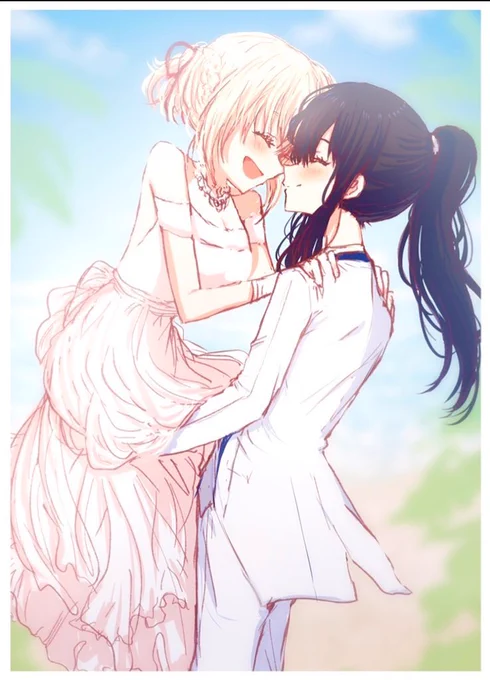 ちさたきウェディング和装と洋装どっちも見てぇ…#リコリコ 