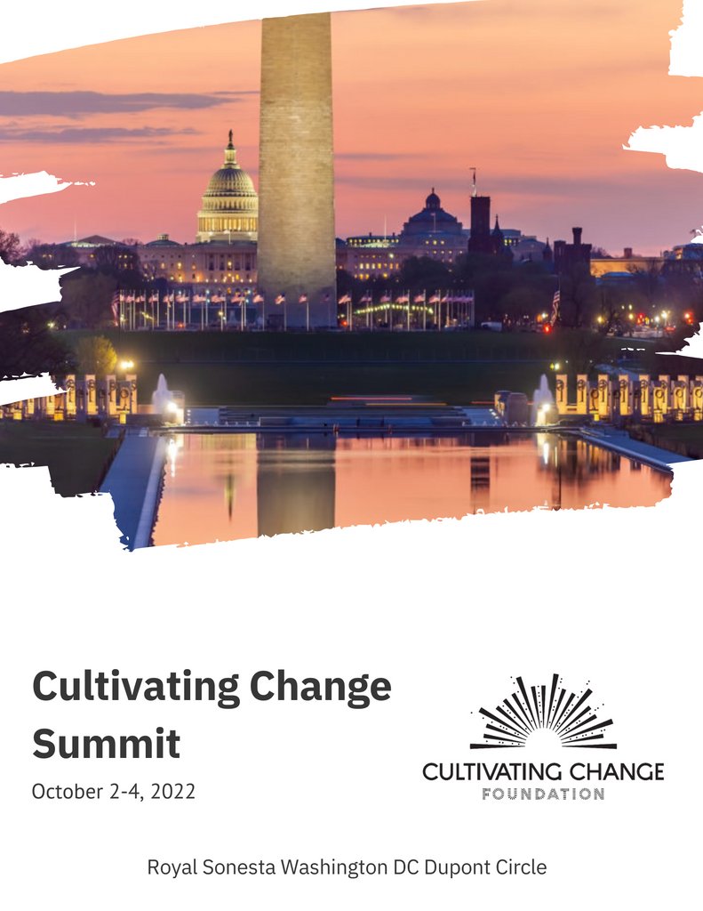 C_C_Foundation_'s tweet photo. Today's the day. We kick off registration at 4 and reception at 5:30. See you soon! Check out the program at https://t.co/5CSwMY3Gxs

#CultivatingChangeSummit2022 https://t.co/wWFy83wmCE