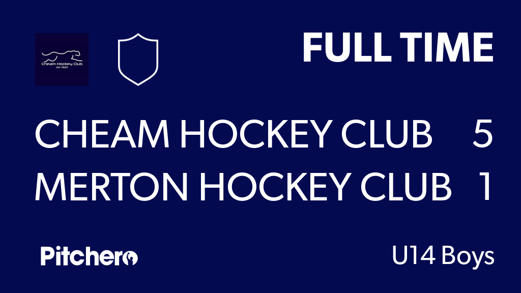 CheamHC's tweet image. FULL TIME: Cheam Hockey Club 5 - 1 Merton Hockey Club
#CHEMER #Pitchero
cheamhockeyclub.co.uk/teams/152176/m…