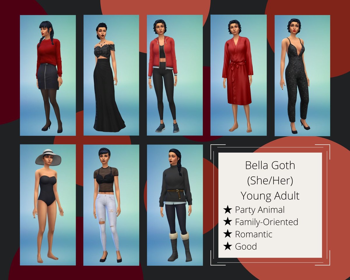 MissKinghorn's tweet photo. Bella Goth has had a makeover and is now up on @TheSims 4 gallery.
@SimsCreatorsCom #ShowUsYourSims #TS4 #TS4NOCC https://t.co/4Ca6ah9pRb
