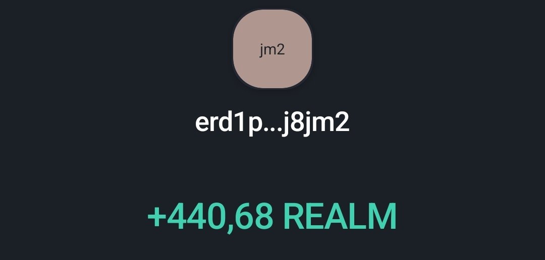 Regrettably, it has been 2.5 months since the last $Realm distribution.
However, the rewards always continue to accumulate for those invested in the <a href="/the_cenarion/">Cenarion Academy 🧙‍♂️</a> economic engine.🍻

These rewards will be boosted as we continue to grow in <a href="/Karithaio/">Karitha | The New Beginning</a>.🔥 Only way is up! 🚀🧙‍♂️

#NFTs