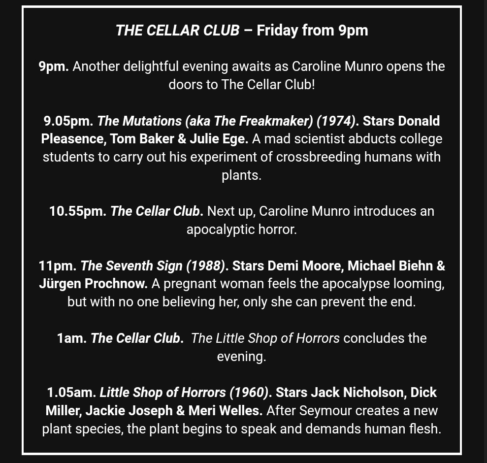 Talking Pictures TV on Twitter "RT Bakey1Sam Next week's