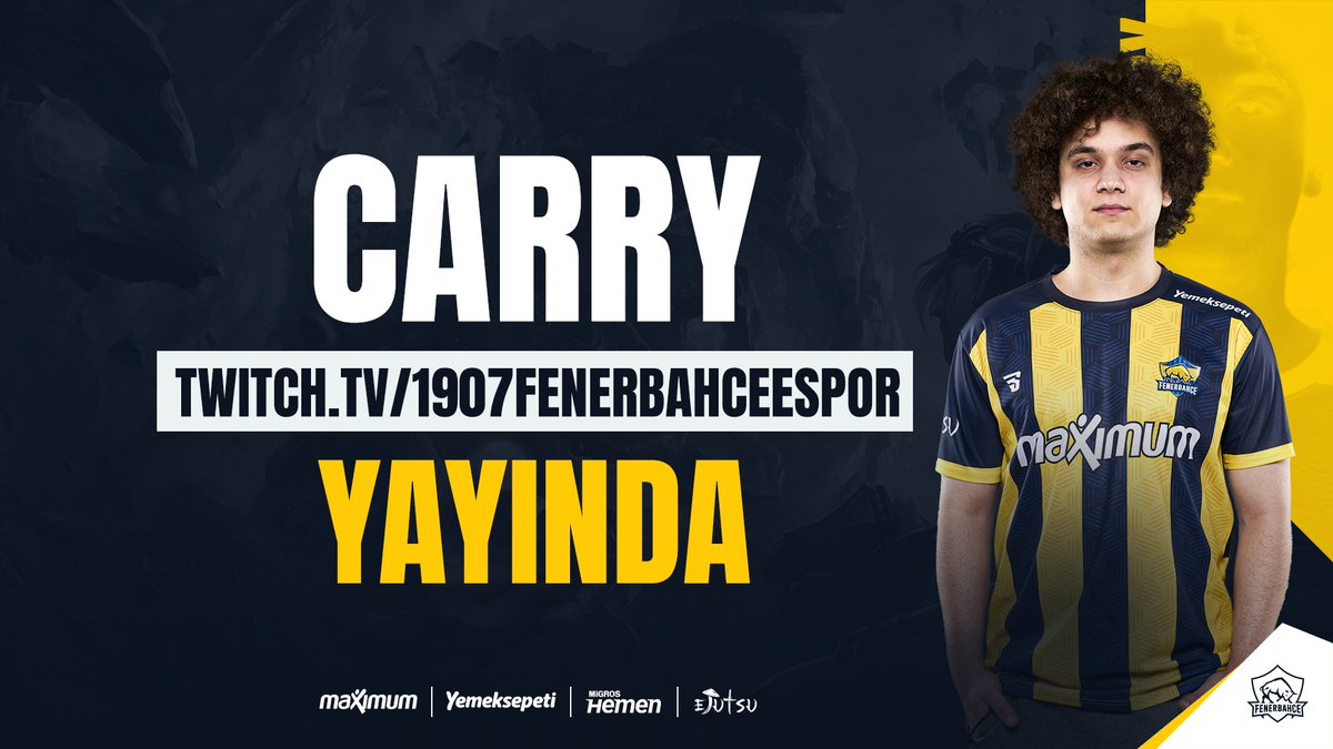 FBespor's tweet photo. Takımımızın başarılı destek oyuncusu @carrylol9, canlı yayında! Eğlenceli ve öğretici yayını kaçırmayın! 💛💙
📺| https://t.co/v9gaz24SXk
#HerZamanHerYerde #FBLOL https://t.co/WqVpLKlCr8