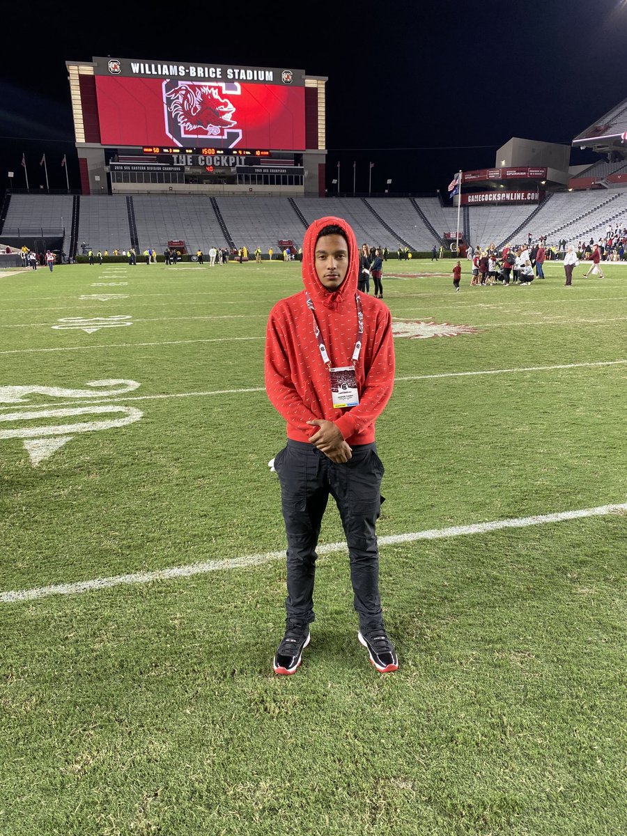 ⁦<a href="/GamecockFB/">South Carolina Football</a>⁩ for the game day visit! Loved the atmosphere and the fans!