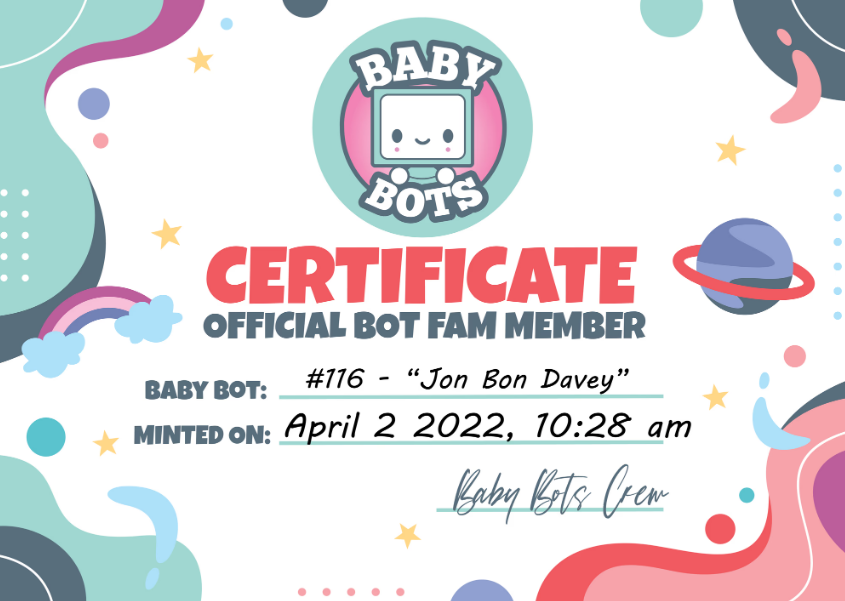 Vdk_Music's tweet photo. 💜 Would love to introduce you all to lil Jon Bon Davey!
🥳 He's 6 months old today!!! Isn't he the cutest!?!

#babybots #babybotscrew https://t.co/GcR4nhC6Sk