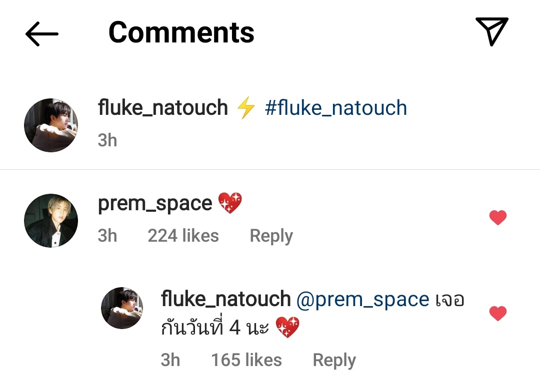 AmyAqua8's tweet photo. PremFluke being loud today (or more like Prem being loud with his ❤️ for Fluke) 😌✨ I wonder what's more will happen this 4th when they literally meet eo 👀

//poor someone who posted couple photos but didn't get like yet 🙂🙃
#prem_space #fluke_natouch #PremFluke #เปรมฟลุ้ค https://t.co/WhUiLisRqO