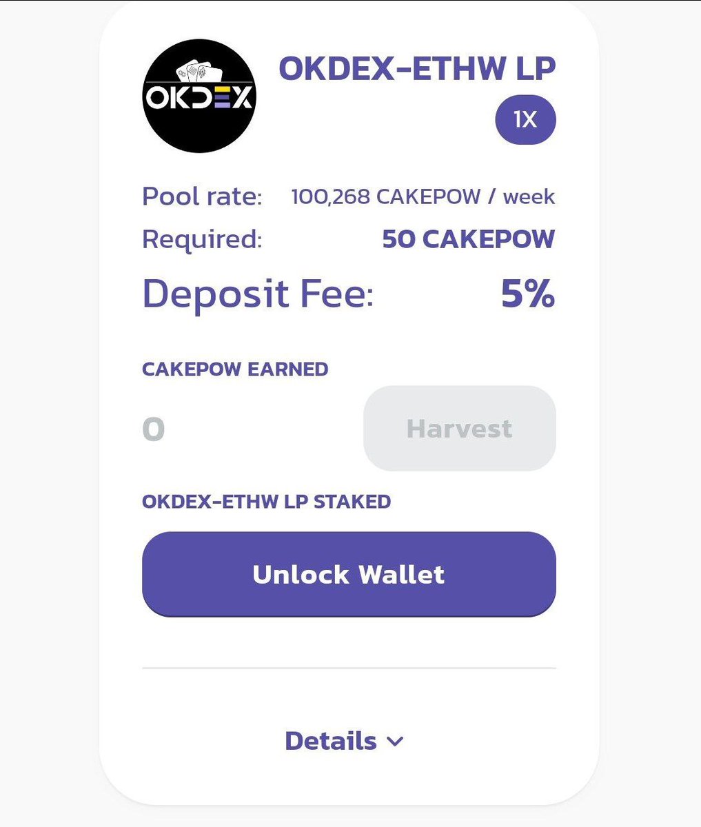 pow_cake's tweet photo. 2 Farms running already. Let's  make it to 10. Help your project and bring it to CakePoW.
#EthereumMerge #ETHW #EthereumPoW #ETHWNFT $CakePoW #farming #Staking @powswap_io @CryptoButchers @Okdex_trade https://t.co/sSLmWEXrwo