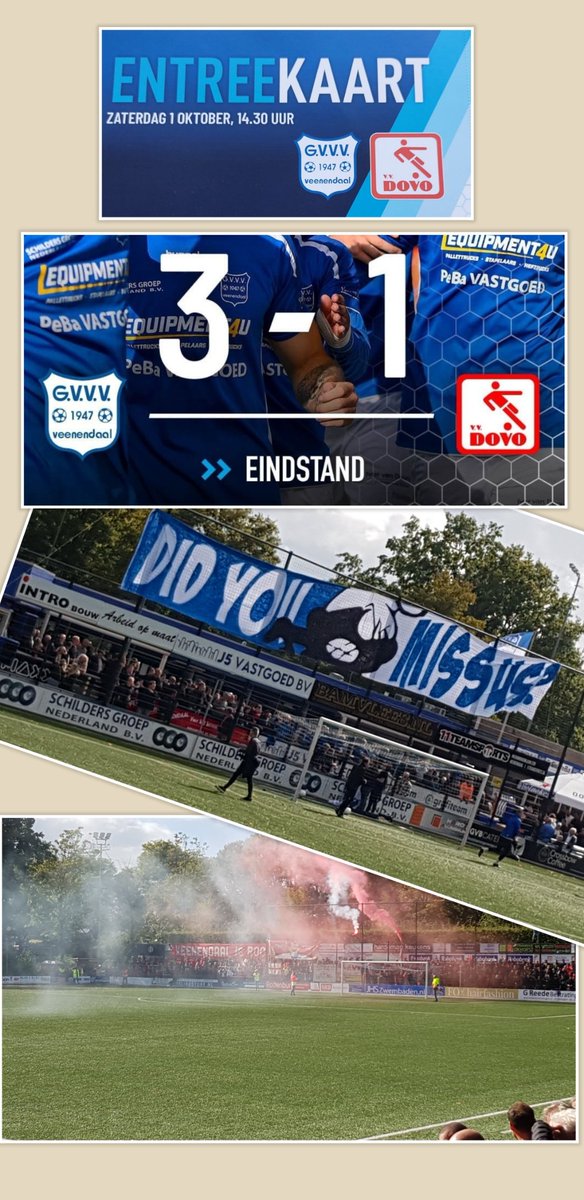 Wat was het weer genieten, om naar 12 jaar de dorpsderby te mogen zien.